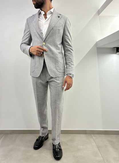 Abito Out/Fit Gessato