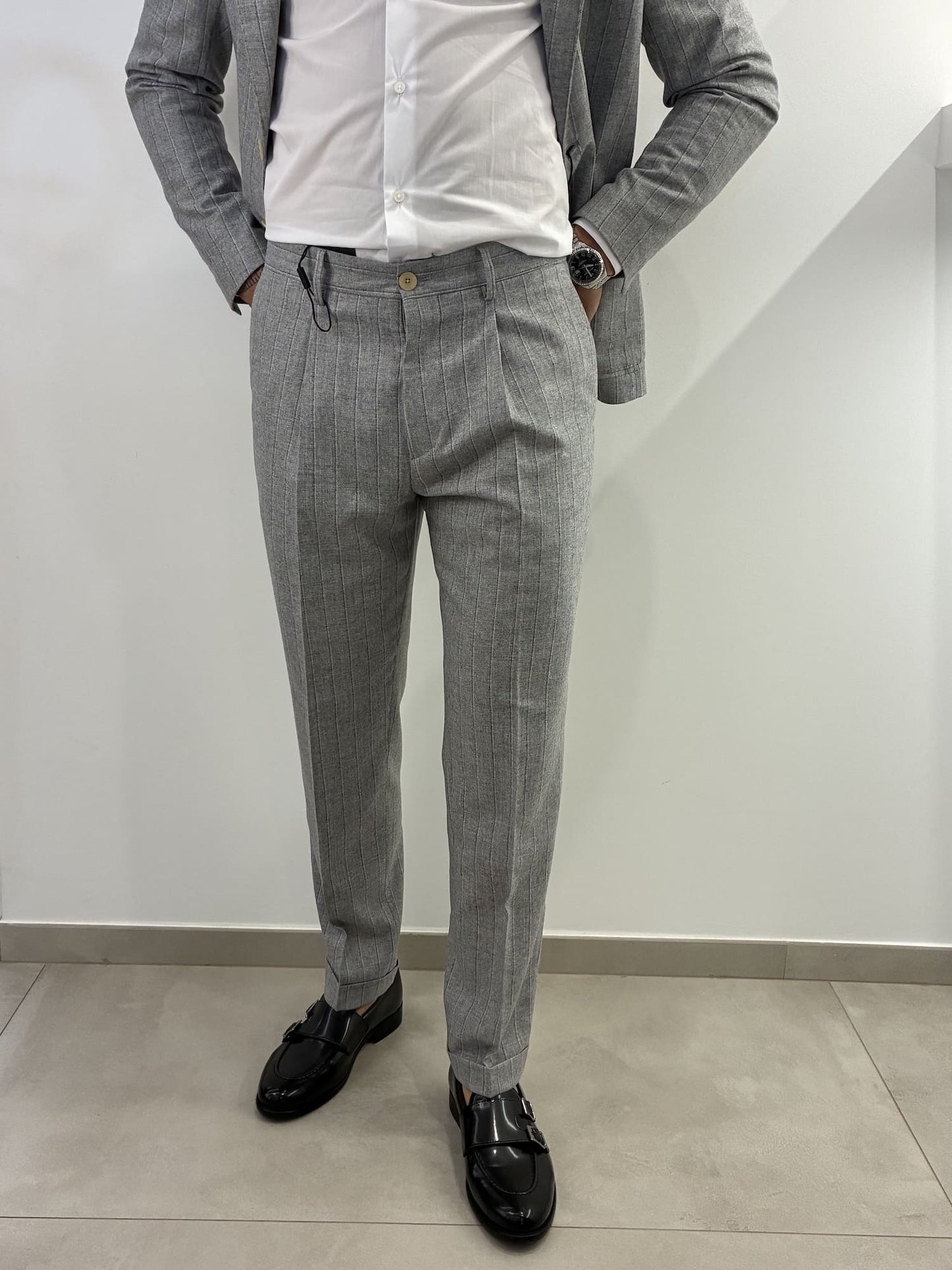 Abito Out/Fit Gessato