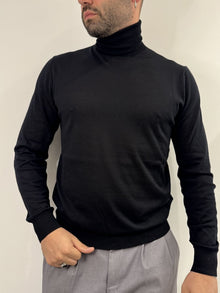 Dolcevita Out/Fit in misto seta black