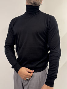 Dolcevita Out/Fit in misto seta black