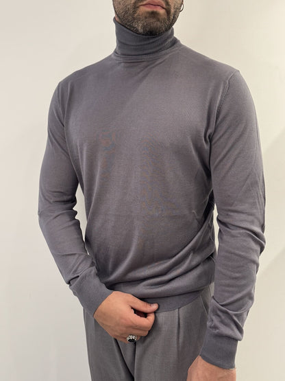 Dolcevita Out/Fit in misto seta gray