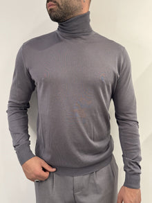 Dolcevita Out/Fit in misto seta gray