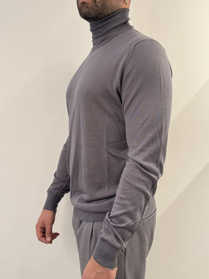 Dolcevita Out/Fit in misto seta gray