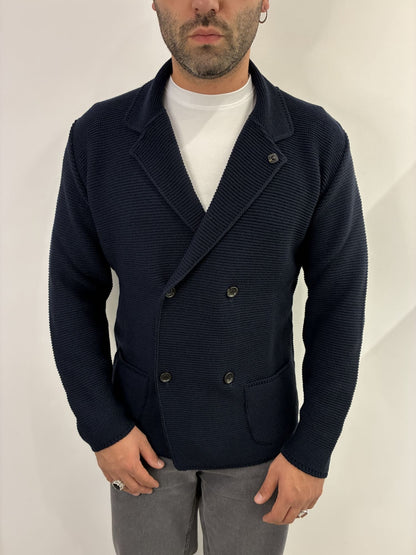 Cardigan Out/Fit doppio petto
