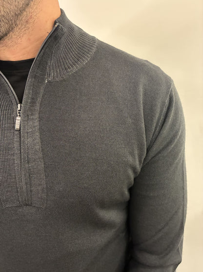 Maglioncino Out/Fit con mezza zip