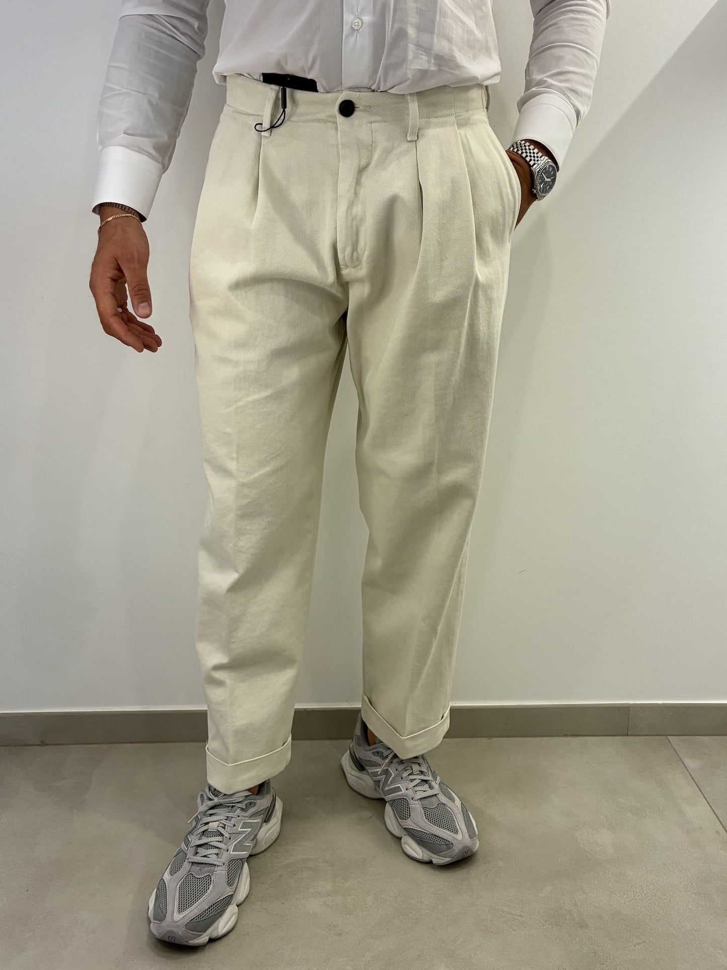 Pantalone Out/Fit semi elegante in cotone
