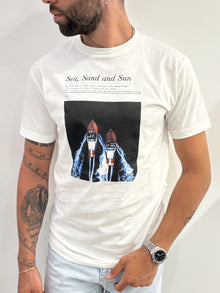 T-shirt Out/Fit con stampa