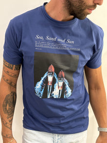 T-shirt Out/Fit con stampa