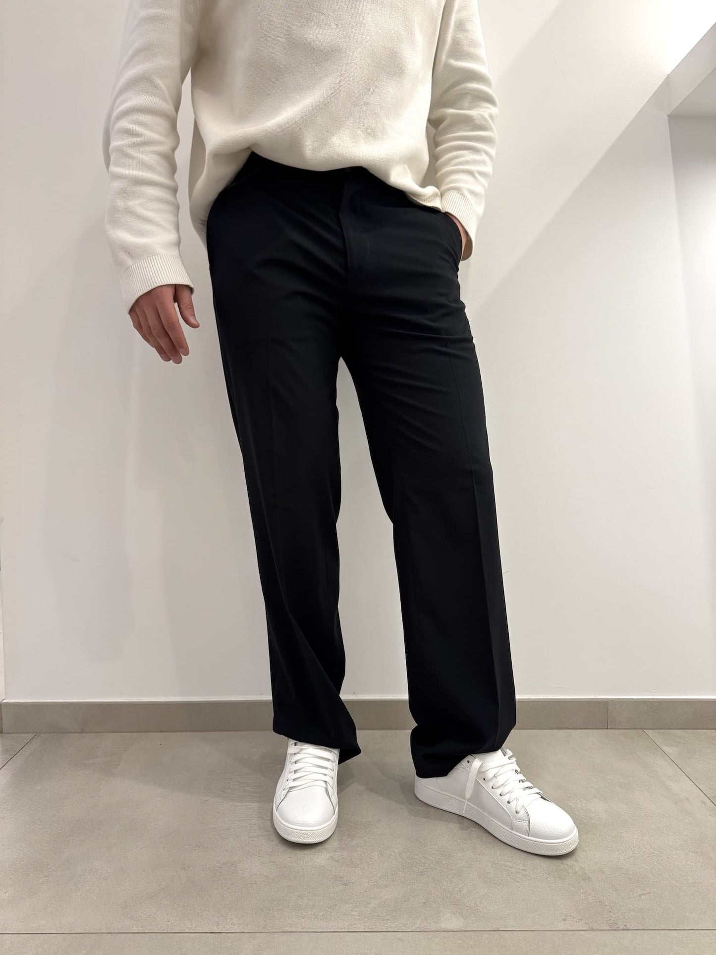 Pantalone tailored fit baggy