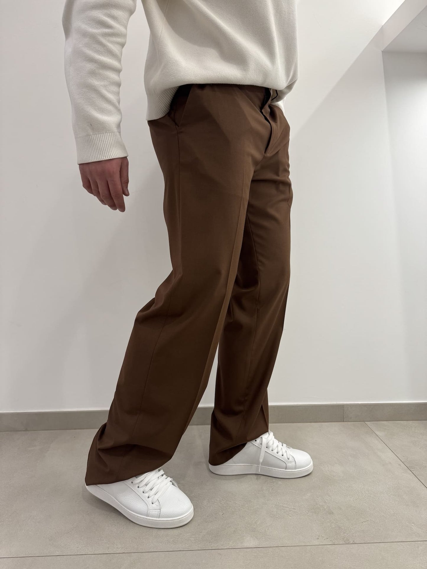 Pantalone tailored fit baggy