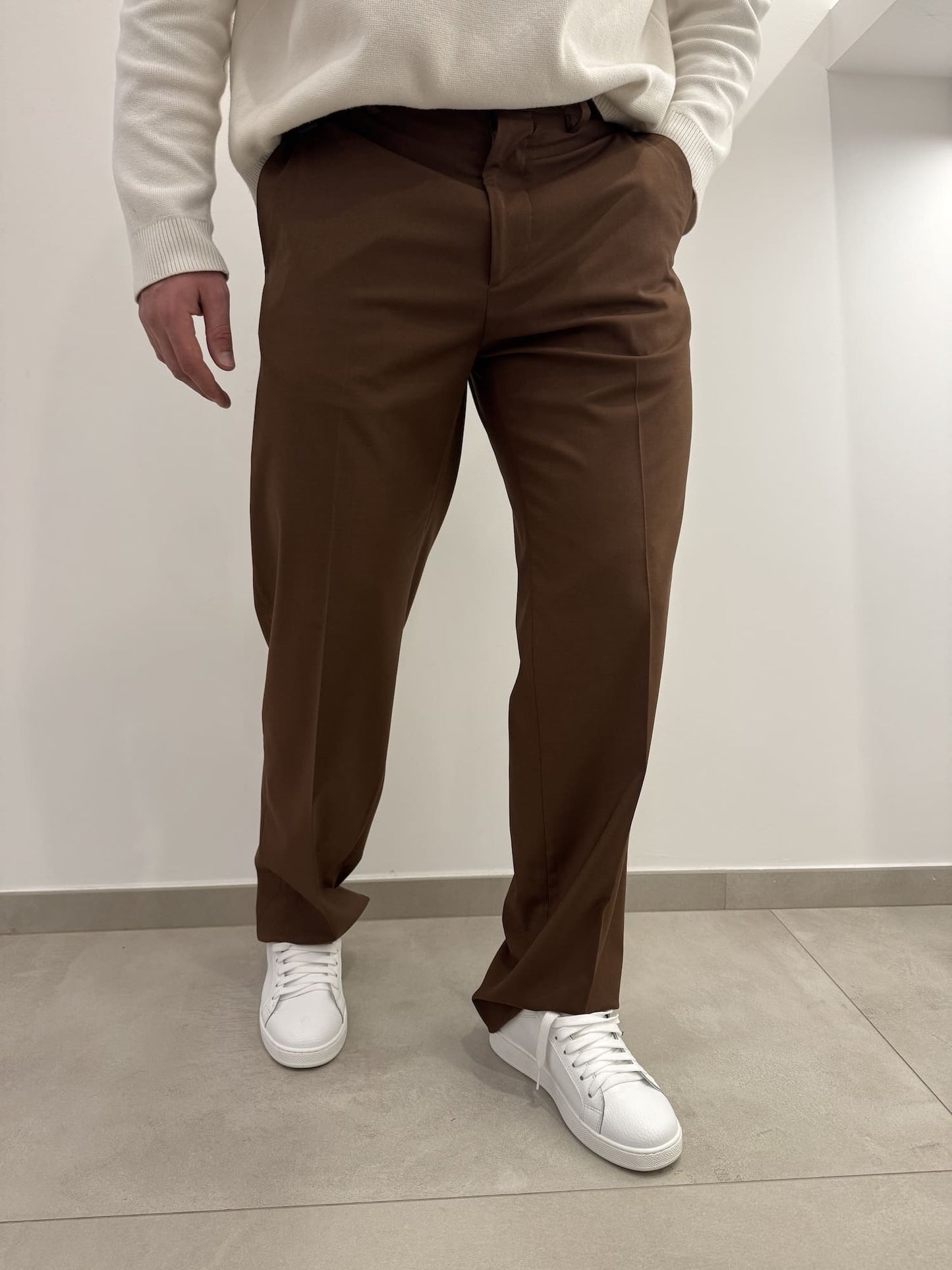 Pantalone tailored fit baggy