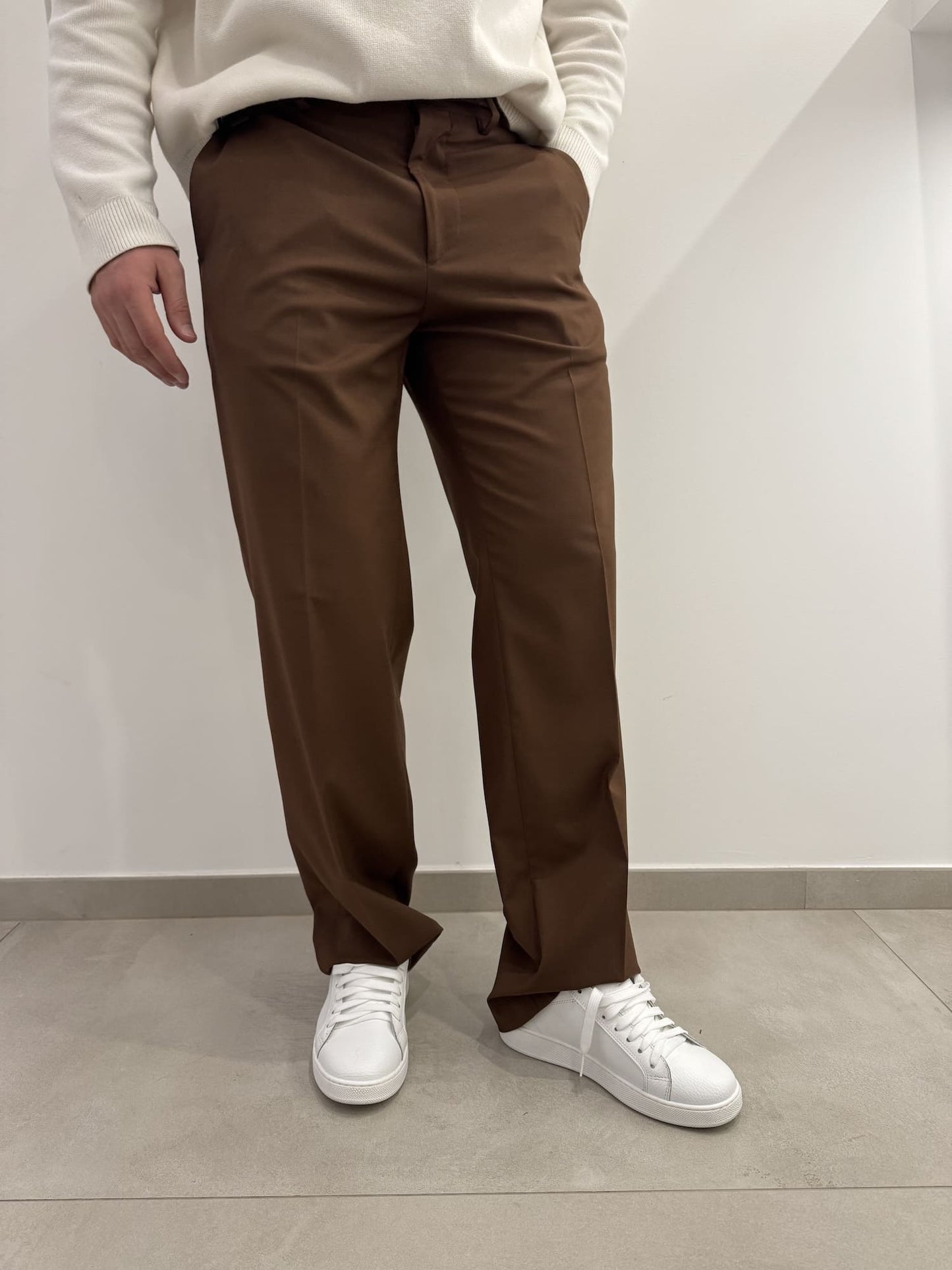 Pantalone tailored fit baggy