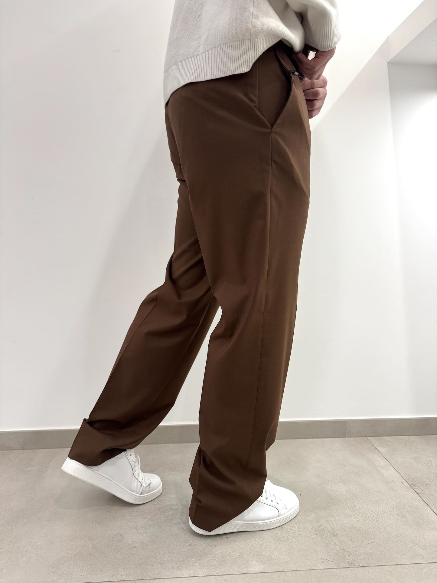 Pantalone tailored fit baggy