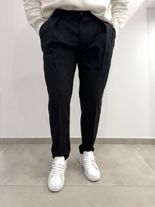 Pantalone semi elegante con elastici sui fianchi