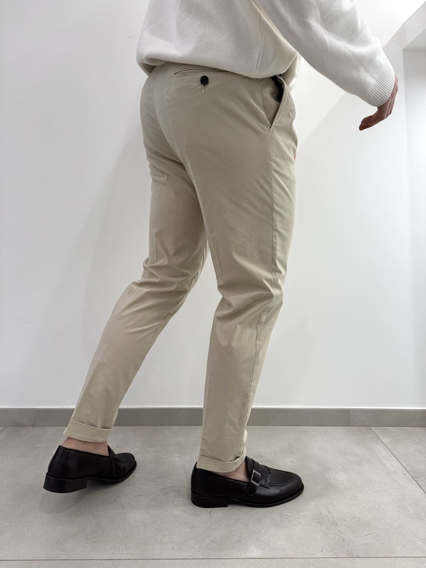 Pantalone uomo semi elegante