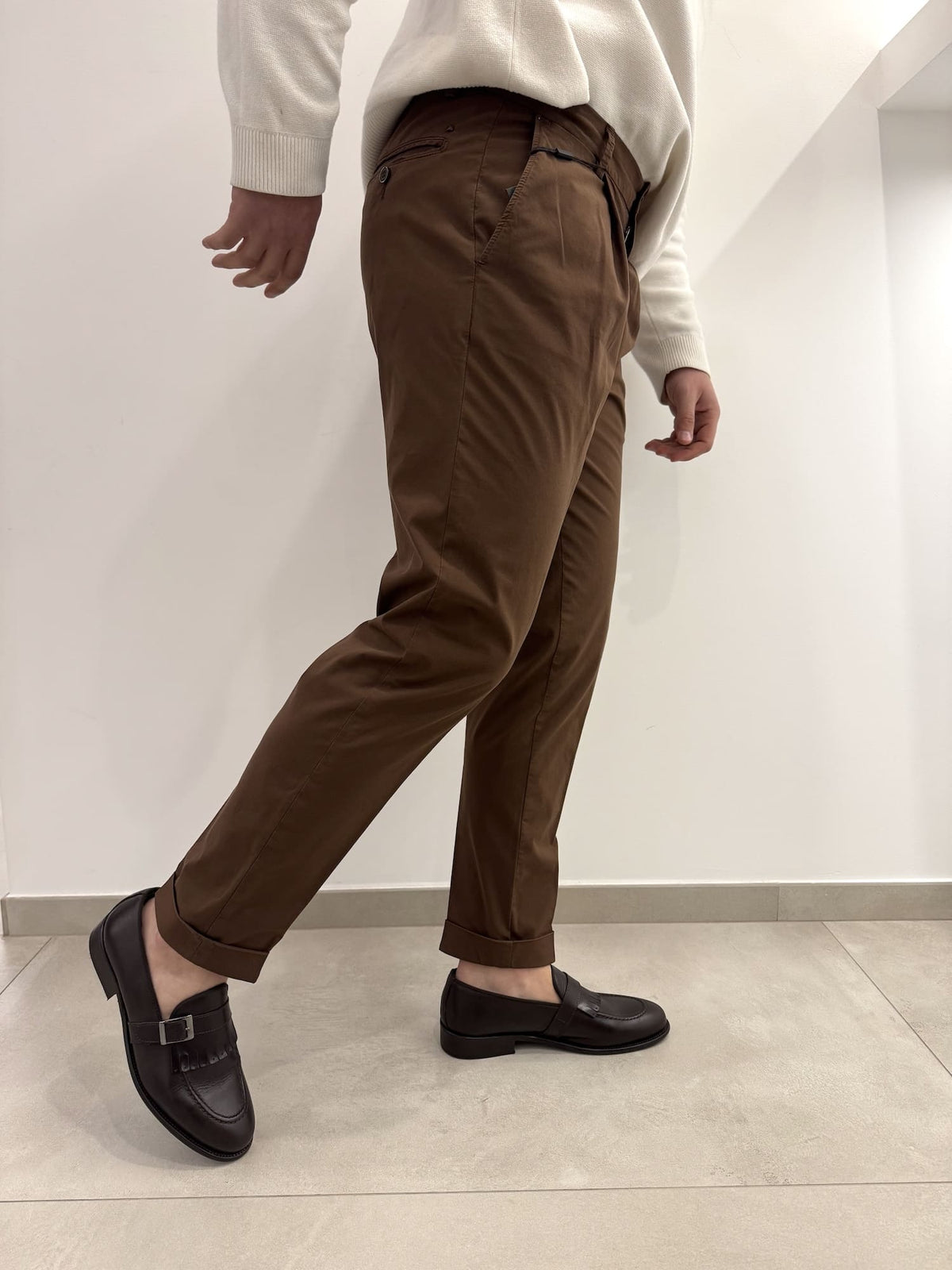 Pantalone uomo semi elegante