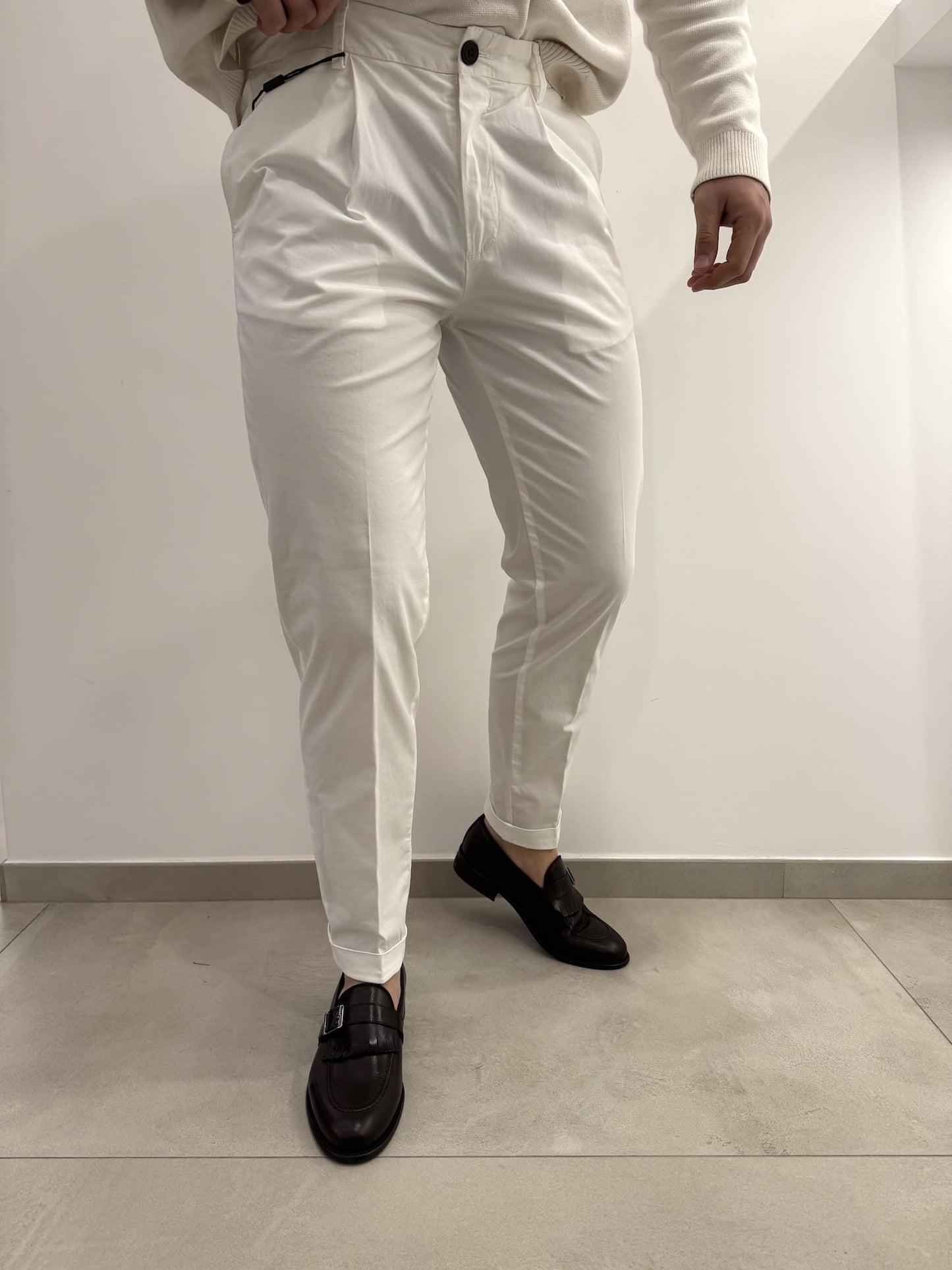Pantalone uomo semi elegante