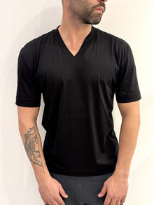 T-Shirt a punta in filo di Scozia