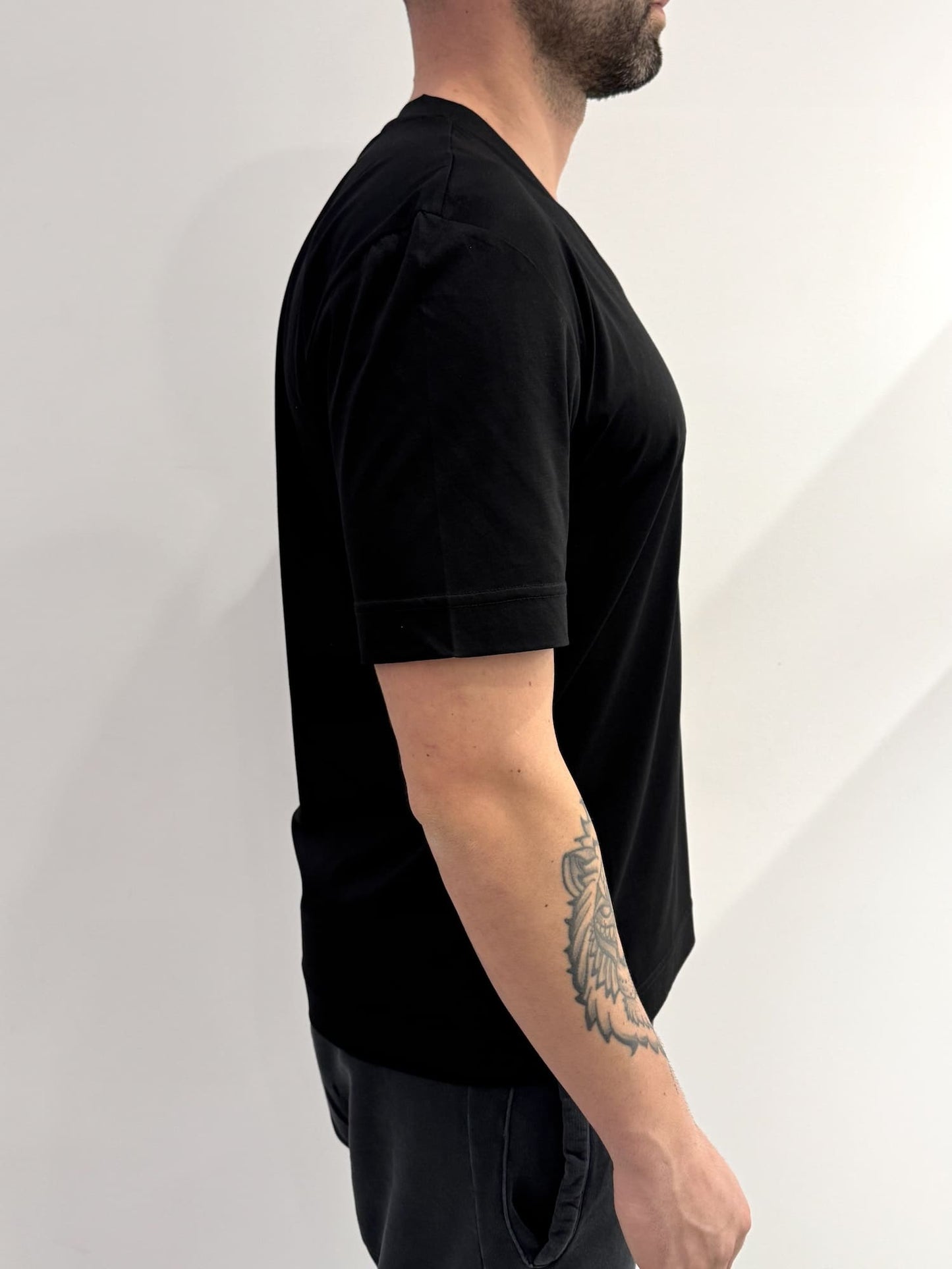 T-Shirt a punta in filo di Scozia