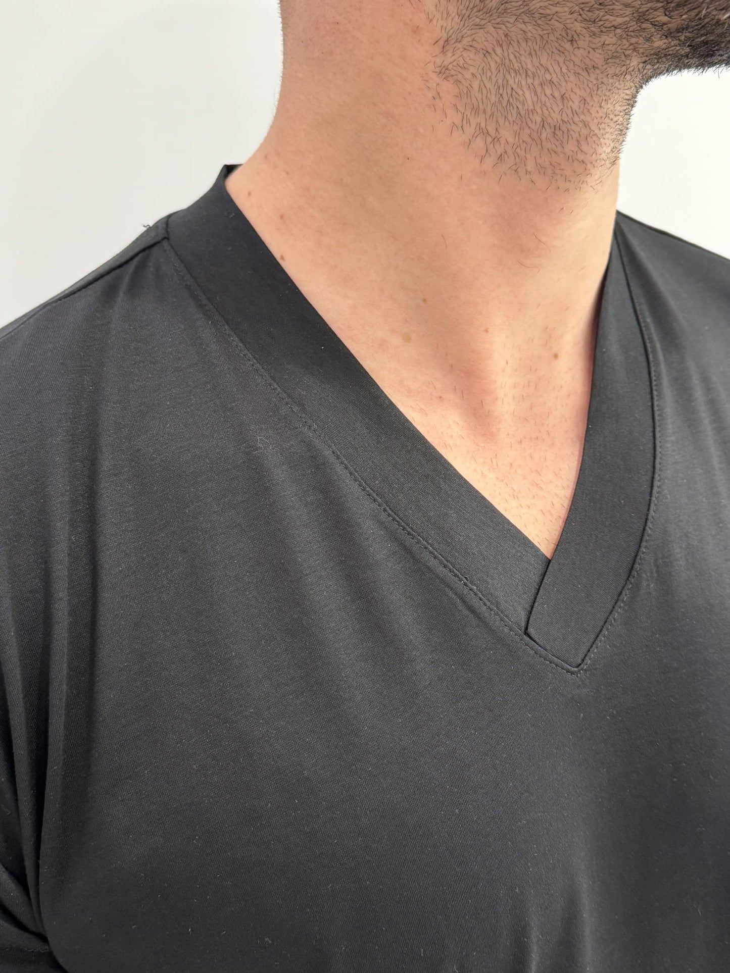 T-Shirt a punta in filo di Scozia