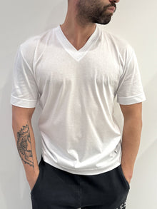 T-Shirt a punta in filo di Scozia
