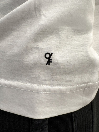 T-Shirt a punta in filo di Scozia