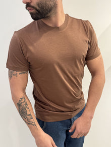 T-shirt in filo di Scozia