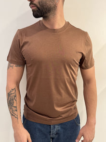 T-shirt in filo di Scozia