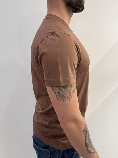 T-shirt in filo di Scozia