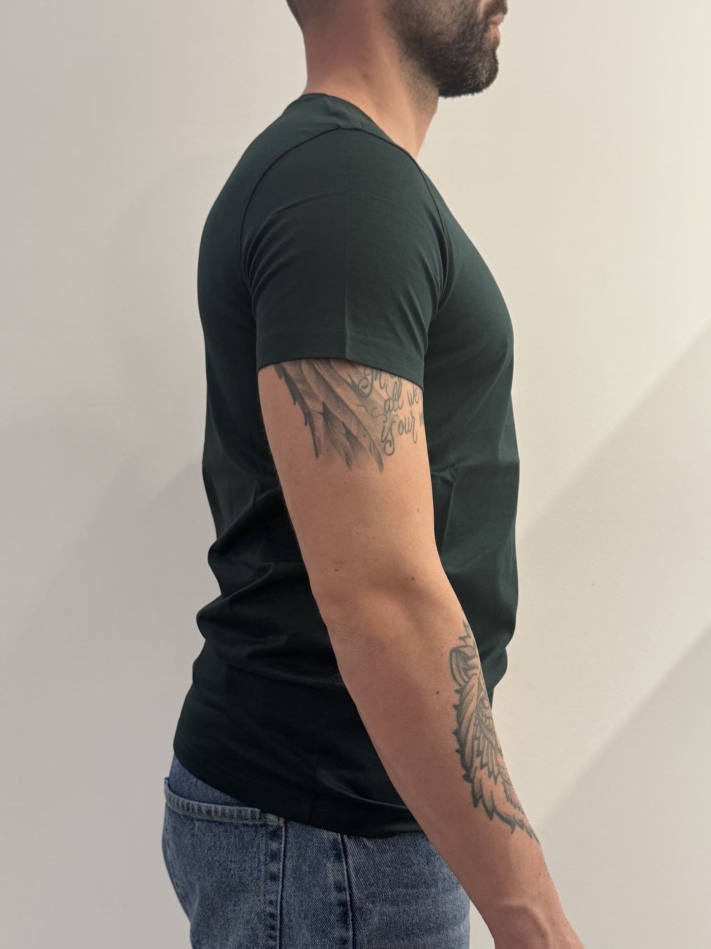 T-shirt in filo di Scozia