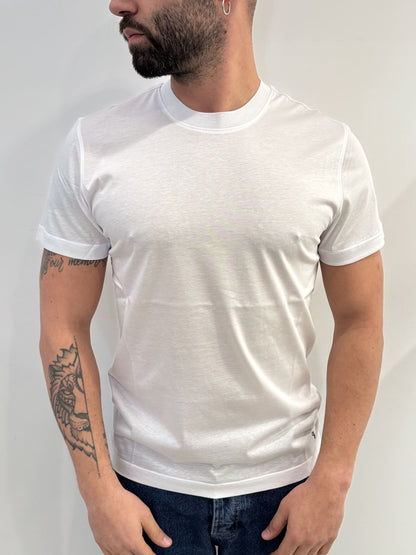 T-shirt in filo di Scozia