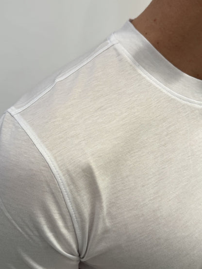 T-shirt in filo di Scozia