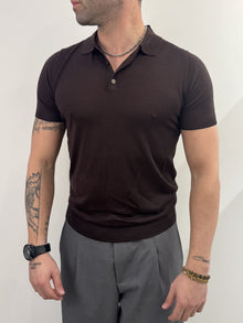 Polo Out/Fit in misto seta