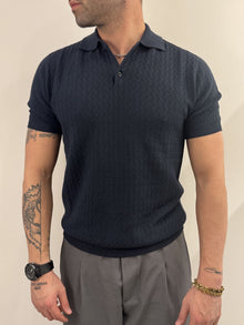 Polo manica corta Out/Fit blu