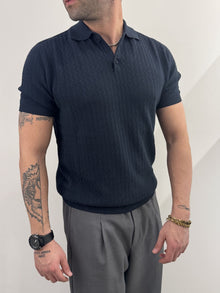 Polo manica corta Out/Fit blu