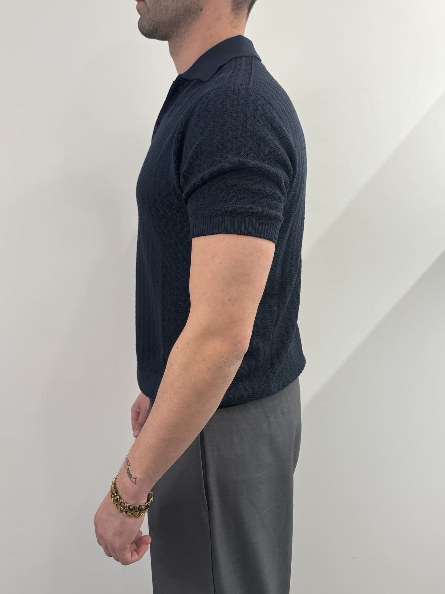 Polo manica corta Out/Fit blu