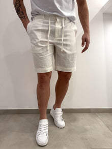 Bermuda in lino laccetti