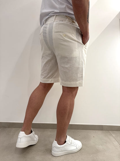 Bermuda in lino laccetti