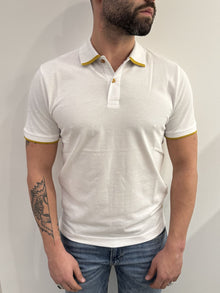 Polo in cotone con bordino