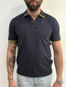 Polo in cotone con bordino