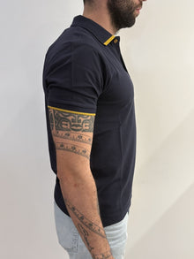 Polo in cotone con bordino