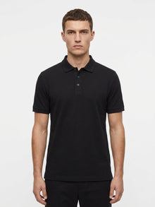 Polo Sorbino basic in cotone nero