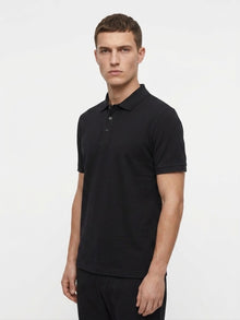 Polo Sorbino basic in cotone nero