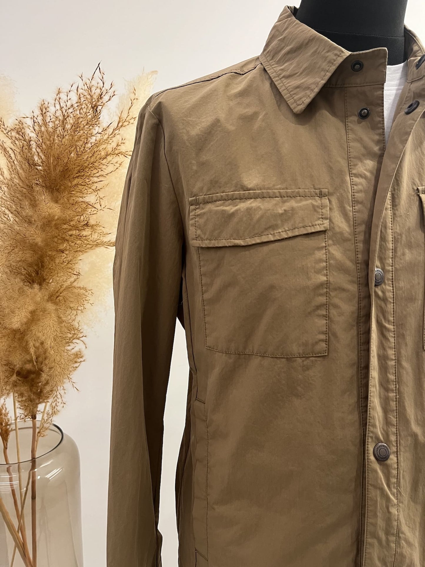 Giacca camicia tessuto tecnico