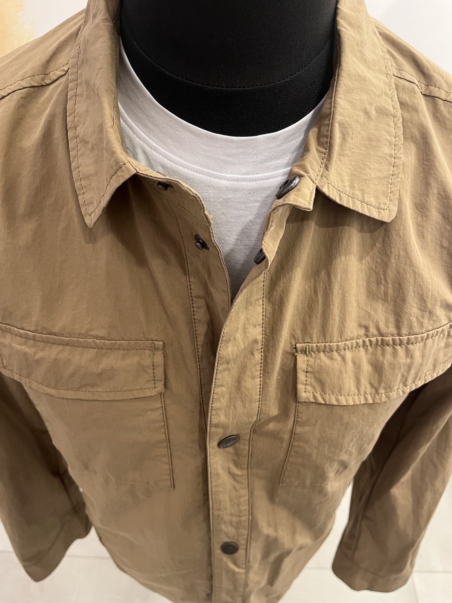 Giacca camicia tessuto tecnico