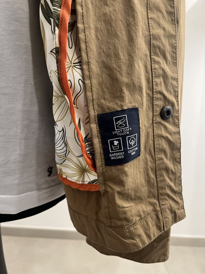 Giacca camicia tessuto tecnico