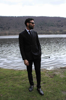 Abito mulish con rever con perline