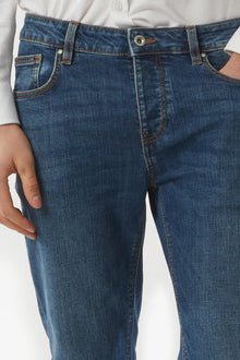 Jeans 5 tasche slim fit lavaggio blu medio