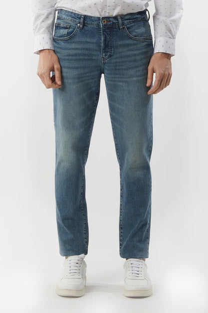 Jeans 5 tasche slim fit lavaggio medio
