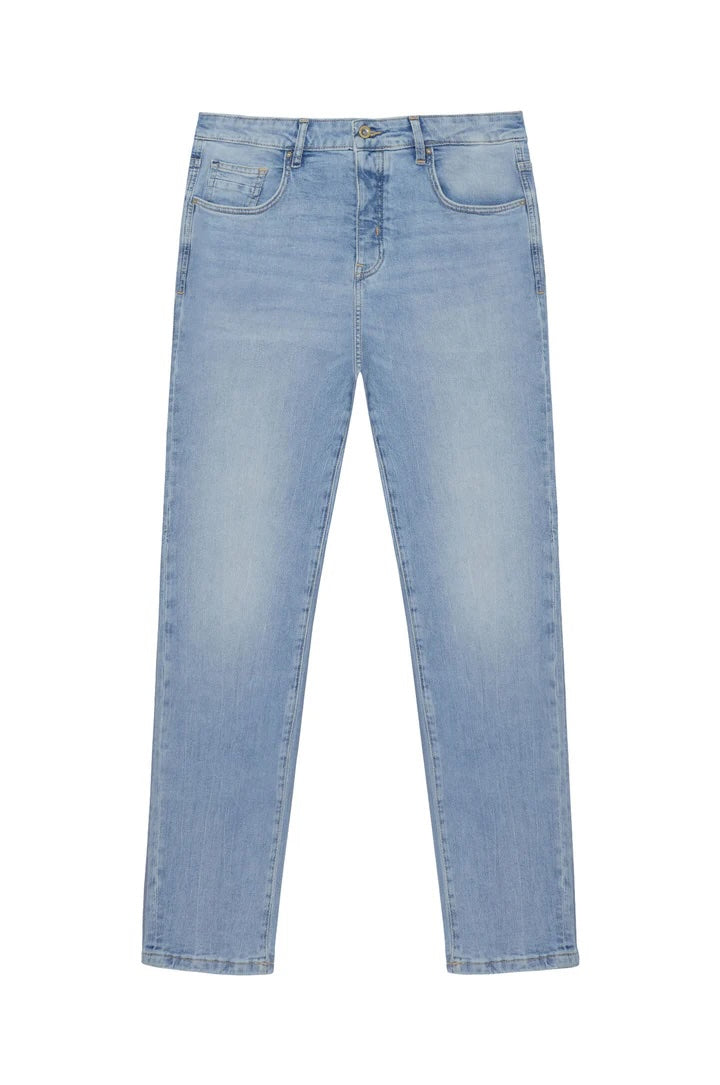 Jeans 5 tasche slim fit lavaggio chiaro Sorbino